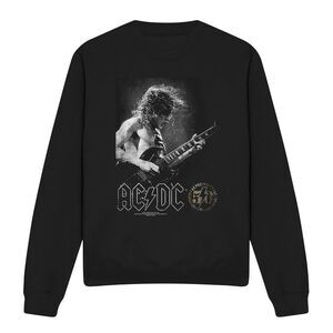 AC/DC Unisex Adult Photo Guitar Sweatshirt / Black